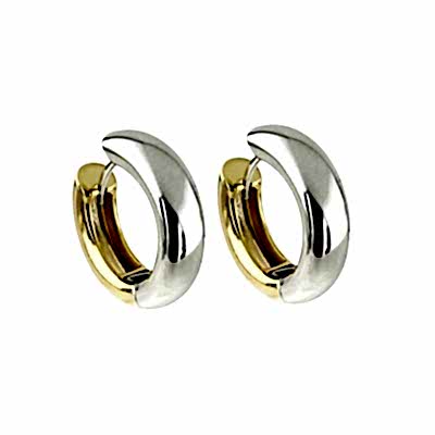 Çift Renk Halka Küpe - by Eda Çetin