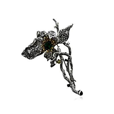 Clavel Çiçek Broş - by Eda Çetin