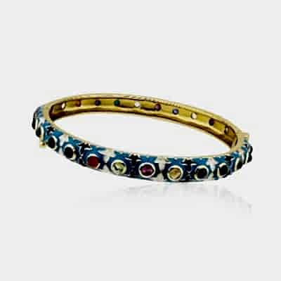 Divan Koleksiyon Mineli Bileklik - Kalın - by Eda Çetin