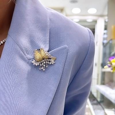 Espin Kuş Broş - by Eda Çetin