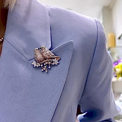 Espin Kuş Broş - by Eda Çetin