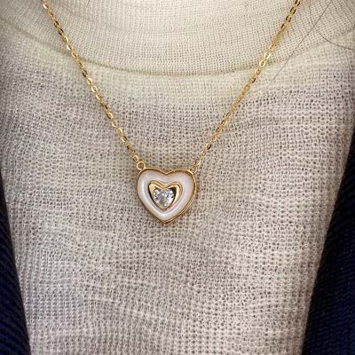 Espino Sedef Kalpli Kolye - by Eda Çetin