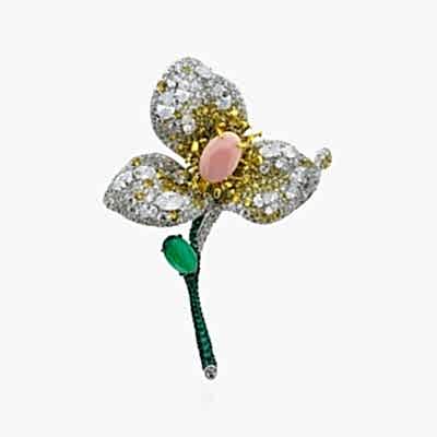 Glory Morning Mix İtalyan Broş - by Eda Çetin