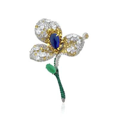 Glory Morning Mix İtalyan Broş - by Eda Çetin