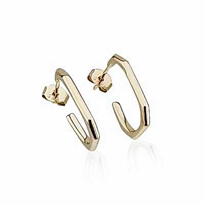 Grazia İnce Halka Küpe - by Eda Çetin