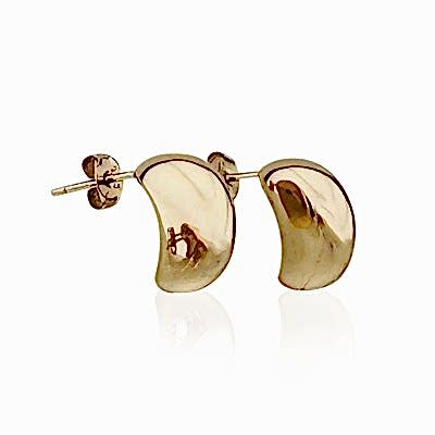 Grazia Mini Elips Küpe - by Eda Çetin