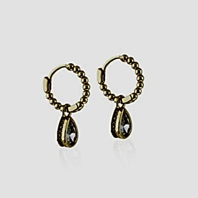 Halka Damla Küpe - by Eda Çetin