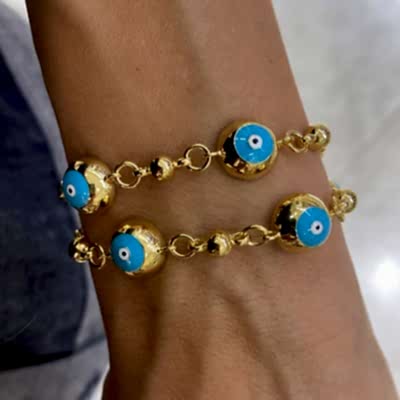 Hera Mineli Nazar Bileklik - by Eda Çetin