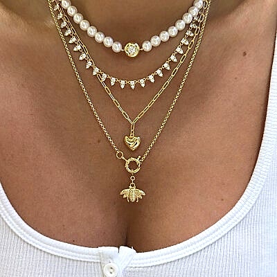 İtalyan Kilitli Zincir - 50 cm - by Eda Çetin