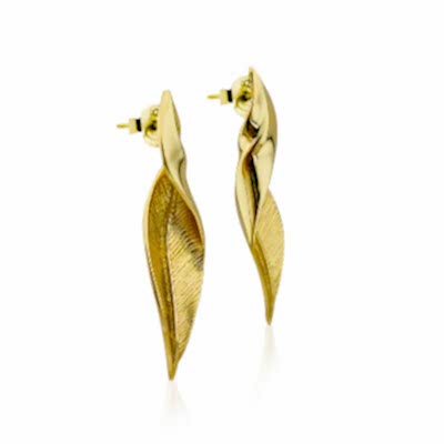 İtalyan Yaprak Küpe - by Eda Çetin