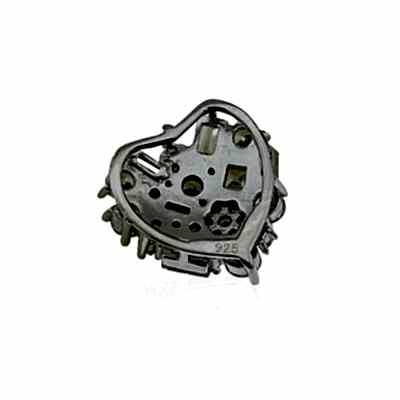 Kırık Baget Kalp Kolye Ucu - by Eda Çetin