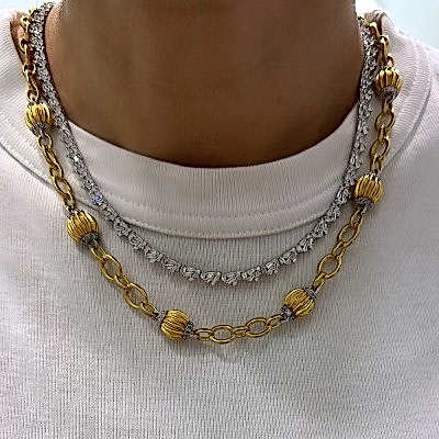 Kırık Baget Su yolu Kolye - by Eda Çetin