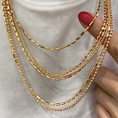 Kısa Sosis Zincir - 50 cm - by Eda Çetin