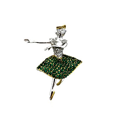 Luna Verde Broş - by Eda Çetin