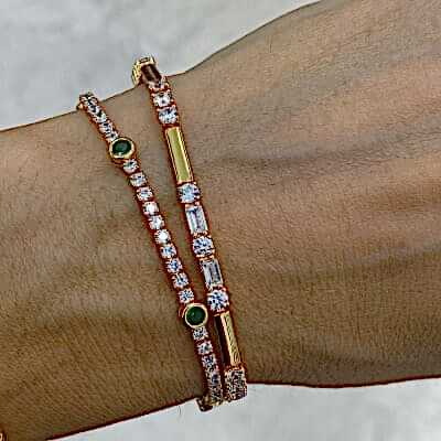 Misela Taşlı Bileklik - by Eda Çetin