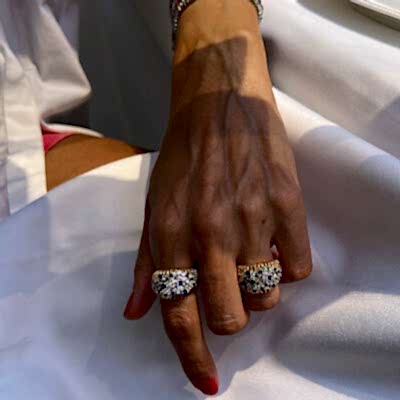 Pure Selection Blue Yüzük - by Eda Çetin