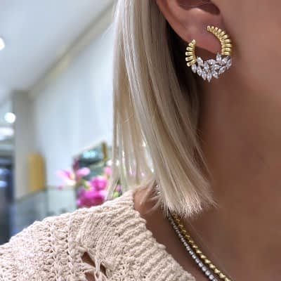 Pure Selection Markiz Küpe - by Eda Çetin