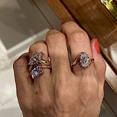 Royal Cut Markiz Kesim Yüzük - by Eda Çetin