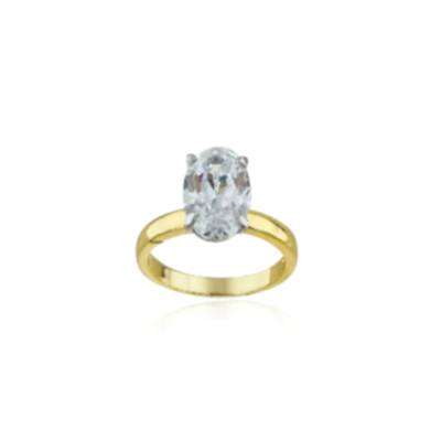 Royal Cut Oval Kesim Yüzük - Büyük Boy - by Eda Çetin