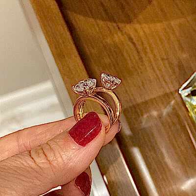 Royal Cut Oval Kesim Yüzük - Büyük Boy - by Eda Çetin