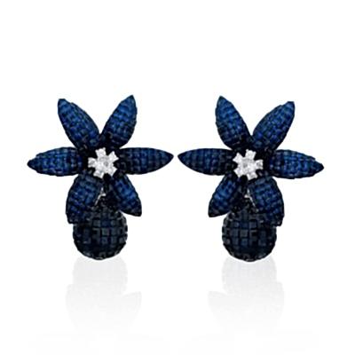 Perfect Blue Koleksiyon Küpe - by Eda Çetin