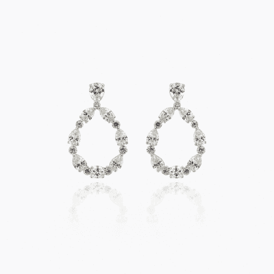 Severn Mozanit Taş Küpe - by Eda Çetin