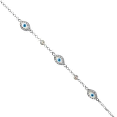 Silva Mineli Göz Bileklik - by Eda Çetin