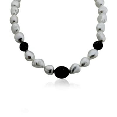 Top Elmas İnci Kolye - by Eda Çetin