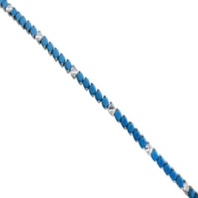 Turkuaz Markiz Su Yolu Bileklik - by Eda Çetin