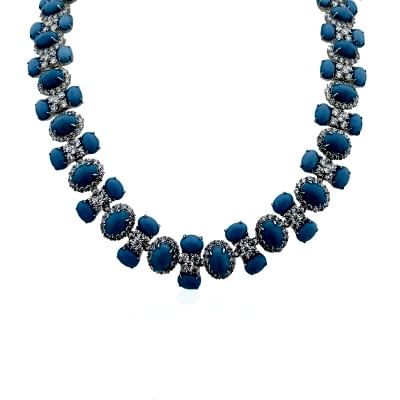 Turkuaz Royal Max Gerdanlık - by Eda Çetin